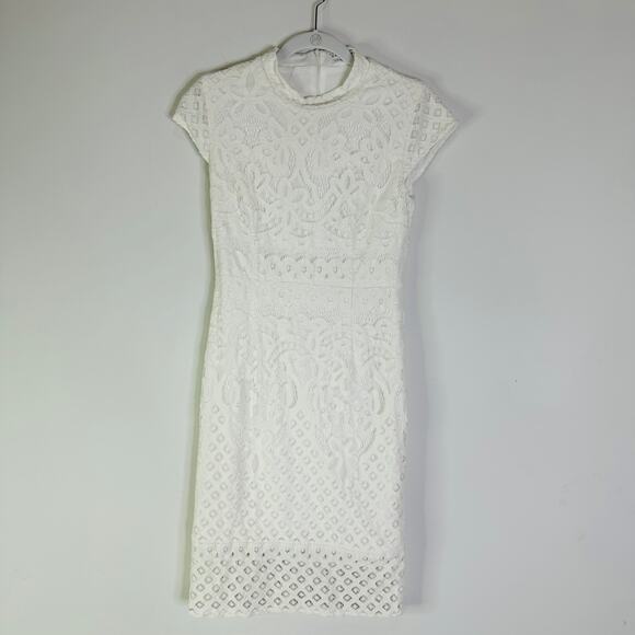 🎉Host Pick🎈Baltic Born White Lace Mini Dress - Picture 2 of 15